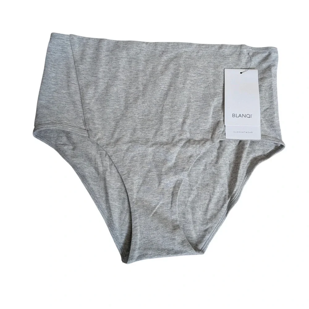 Blanqi Body Maternity Overbump Panty Heather Grey B15 Medium NWT